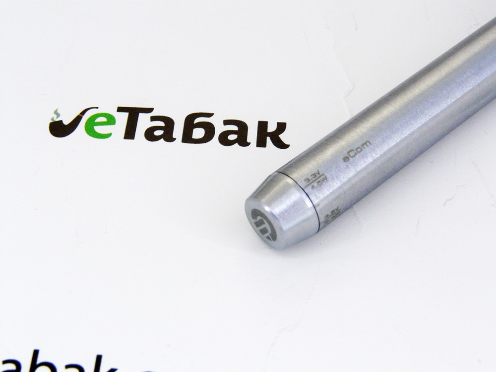 Электронная сигарета JoyeTech eCom Стальная 1000мАч
